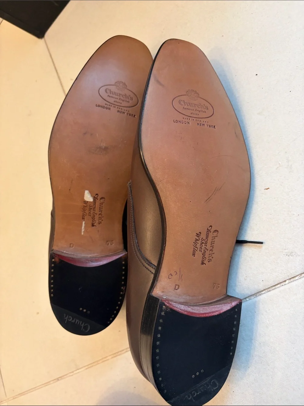 Church's Brown Leather Derby Shoes for Men